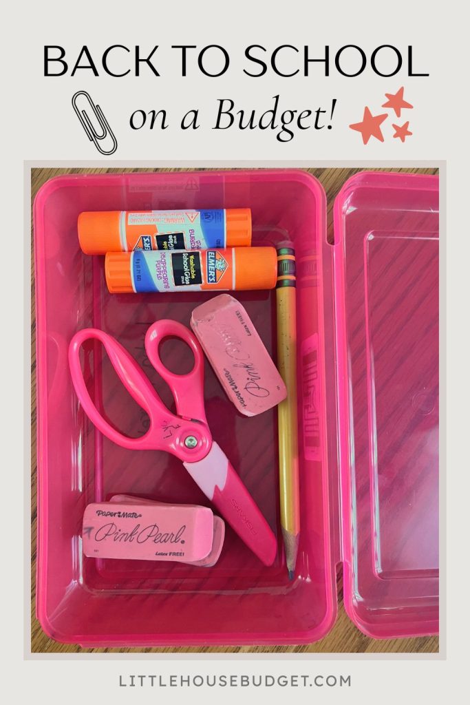 back to school on a budget