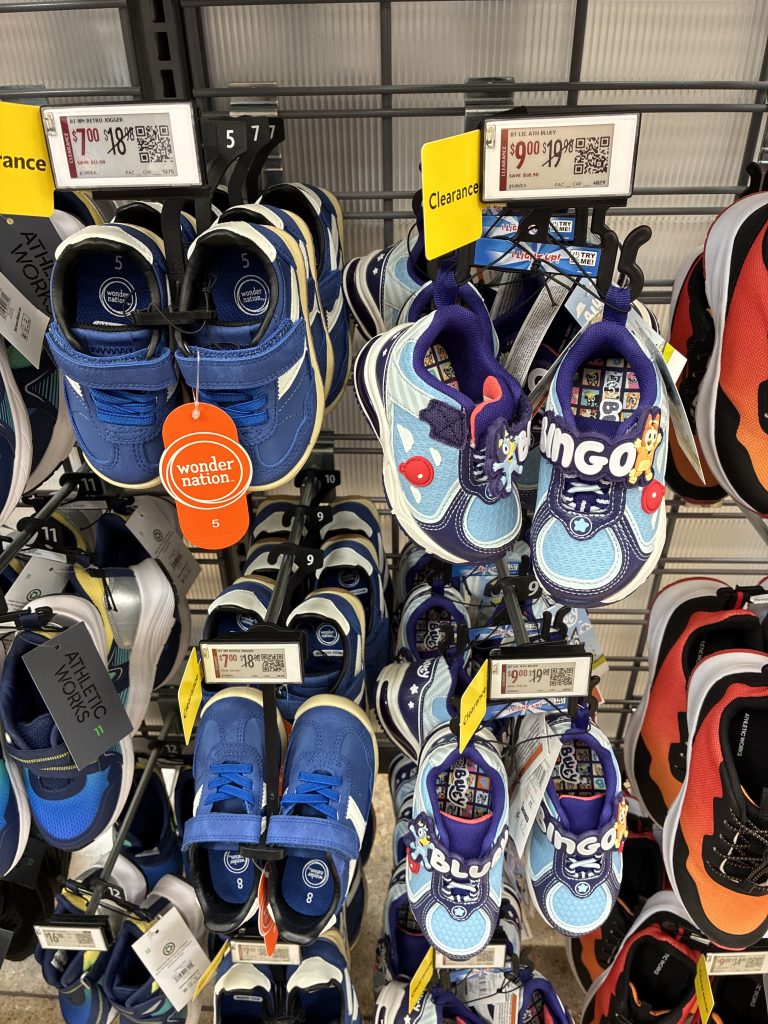 kids shoes on clearance at walmart